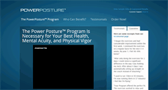 Desktop Screenshot of powerposture.com