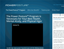 Tablet Screenshot of powerposture.com